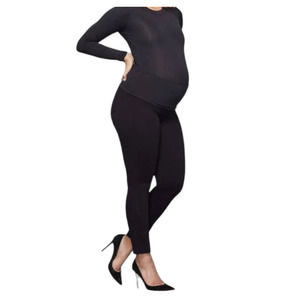 Good American Black Maternity Skinny Jeans Size 00 Petite XS